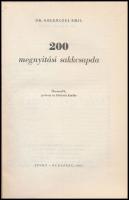 Dr. Gelenczei Emil: 200 megnyitási sakkcsapda. Bp., 1967, Sport. Harmadik, javított és bővített kiad...