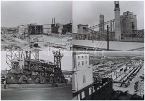 cca 1952 Sztálinváros épül, szépül, Rózsa György (?-?) budapesti fotóriporter hagyatékából 41 db vin...