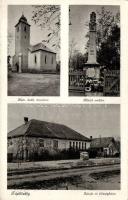 Tápiosüly katonai emlékművel