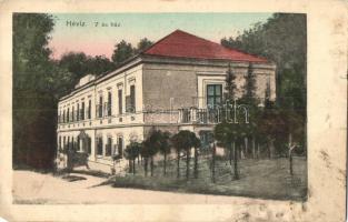 1912 Hévíz, 7-es ház (Hetes ház). Marton Mór kiadása (EK)
