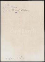 cca 1950 Réti Pál (1918-1989) budapesti fotóművész hagyatékából 7 db vintage fotó, az egyik pecsétte...