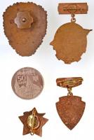 Románia 5db-os vegyes fémpénz, jelvény és kitüntetés tétel T:1-,2
Romania 5pcs of various coins, ba...