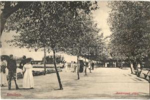1912 Keszthely, Balatonparti sétány. Sujánszky József kiadása