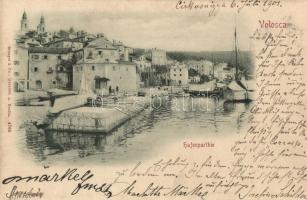 1901 Volosko, Volosca; Hafenparthie / port