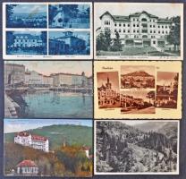 Kb. 85 db régi magyar és történelmi magyar városképes lap / Cca. 85 pre-1945 Hungarian and Historical Hungarian town-view postcards