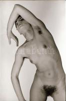 cca 1971 Harisnyatartós randevúk, szolidan erotikus felvételek, 3 db vintage fotó + 6 db vintage neg...