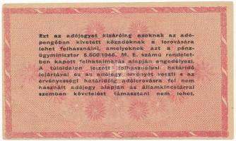 1946. 1.000.000AP fordított címer, "amelyekNEK" T:III