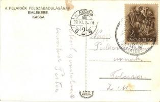 1938 Kassa, Kosice; bevonulás / entry of the Hungarian troops, So. Stpl