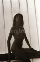 cca 1980 Alkalmi műtermek, alkalmi lehetőségek, szolidan erotikus felvételek, 36 db vintage negatív,...