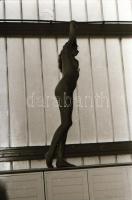 cca 1980 Alkalmi műtermek, alkalmi lehetőségek, szolidan erotikus felvételek, 36 db vintage negatív,...