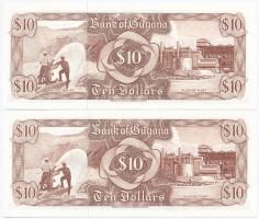 Guyana 1992. 10$ (2x) + 1996. 20$ (4x) T:I
Guyana 1992. 10 Dollars (2x) + 1996. 20 Dollars (4x) C:U...