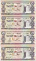 Guyana 1992. 10$ (2x) + 1996. 20$ (4x) T:I
Guyana 1992. 10 Dollars (2x) + 1996. 20 Dollars (4x) C:U...