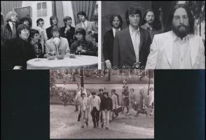 cca 1969 Beatles együttes, 4 db mai nagyítás, 10x15 cm