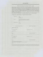 ~1990. "Első Danubius Közraktározási és Kereskedelmi Zrt. Közraktározási Jegy" kitöltetlen...