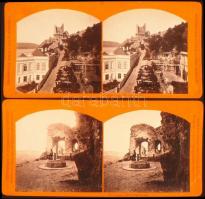 Fotótörténeti vonatkozású felvételek korabeli képekről (Klösz György sztereó felvételei, árnyképek, ...