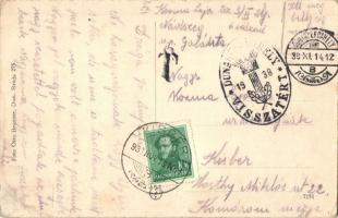 Nádszeg, Trstice; templom, katolikus iskola / church, school, "1938 Dunaszerdahely Visszatért&q...