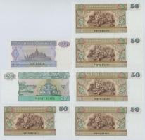 Mianmar 1994. 20K + 1996. 10K + 1997. 50K (5x) T:I
Myanmar 1994. 20 Kyats + 1996. 10 Kyats + 1997. ...