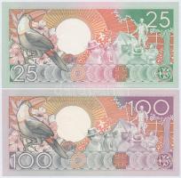 Suriname 1988. 25G + 100G T:I
Suriname 1988. 25 Gulden + 100 Gulden C:UNC