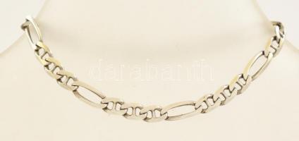 Ezüst(Ag) gyermek figaro karkötő, jelzett, h: 14,5 cm, nettó: 2,8 g