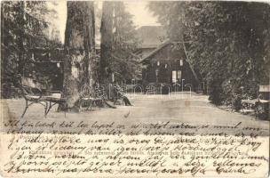 1903 Korond-gyógyfürdő, Corund; park és vendéglő / park and restaurant (EK)