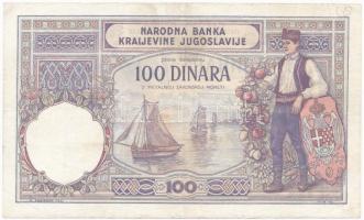 Jugoszlávia 1929. 100D "Karadorde" vízjel T:III
Yugoslavia 1929. 100 Dinara with "Ka...