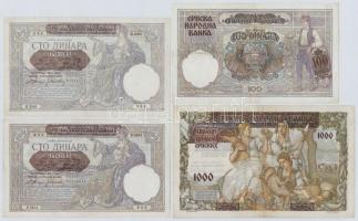 Szerbia / Német megszállás 1941-1942. 50D-1000D (8x) T:III
Serbia / German occupation 1941-1942. 50...