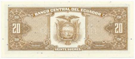 Ecuador 1988. 20S T:I
Ecuador 1988. 20 Sucres C:UNC