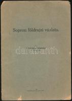 Leitner József: Sopron földrajzi vázlata. Különlenyomat Dr. Heimler Károly: Sopron topográfiája c. munkából. Sopron, 1936, Rötting-Romwalter Nyomda, 14 p. Kiadói papírkötés, lapszéli szakadásokkal a borítón és a lapokon.