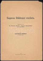 Leitner József: Sopron földrajzi vázlata. Különlenyomat Dr. Heimler Károly: "Sopron topográfiáj...