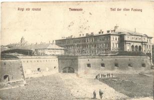 1911 Temesvár, Timisoara; régi vár részlete / Teil der alten Festung / old castle (EB)