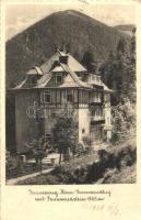 Semmering, Heim Sonnwendhof mit Sommwendstein / villa, guest house by the mountains. Originalphoto Ludwig Anderle