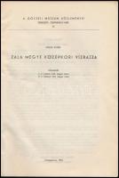 Holub József: Zala megye középkori vízrajza. Függelék: 1. A malmok Zala megye vízein. 2. A halászat ...