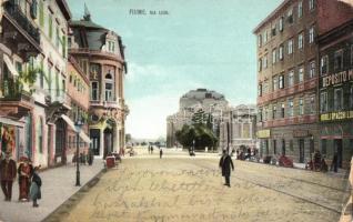 1911 Fiume, Via Lido, Deposito Mobili Opacchi / street view with shops (EK)