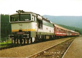 23 db modern megíratlan mozdony motívumlap; villamosmozdony, motorvonat, tehervonat / 23 modern unus...