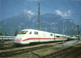 23 db modern megíratlan mozdony motívumlap; villamosmozdony, motorvonat, tehervonat / 23 modern unus...