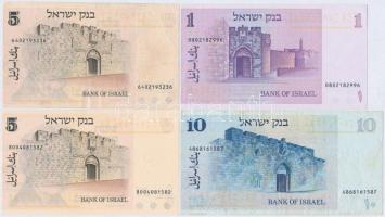 Izrael 1973. 5L (2x) + 1978. 1Sh + 10Sh T:II,III
Israel 1973. 5 Lirot (2x) + 1978. 1 Sheqel + 10 Sh...