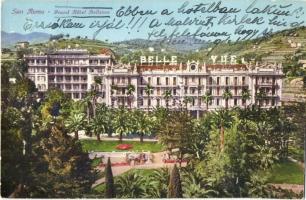 San Remo, Sanremo; Grand Hotel Bellevue (fa)