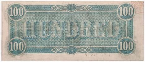 Amerikai Konföderációs Államok / Virginia / Richmond 1864. 100$ replika T:I-,II
The Confederate Sta...