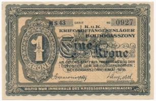 Boldogasszony / hadifogolytábor 1916.05.01. 10K arab sorozat és sorszámmal, "MS" jelölésse...