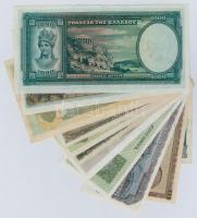 Görögország 1939-1944. 10D-25.000.000D (11x) T:II,III
Greece 1939-1944. 10 Drachmai - 25.000.000 Dr...