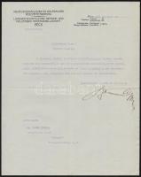 1922 Pécs, Mezőgazdasági Üzem és Malátagyár Részvénytársaság fejléces levélpapírjára írt levél
