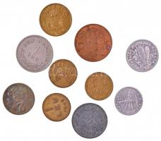 Románia 1924-1951. 50b-2L (10x) T:2,2-
Romania 1924-1951. 50 Bani - 2 Lei (10x) C:XF,VF