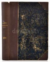 1898 Akadémiai értesítő. Szerk.: Szily Kálmán. IX. kötet. 1898. évfolyam. Bp.,1898, MTA. Átkötött fé...