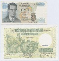 Belgium 1938. 50Fr (10B) + 1964. 20Fr + 1966. 50Fr (3x) T:III szép papír
Belgium 1938. 50 Francs (1...
