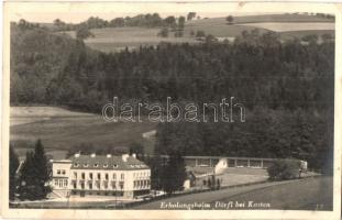 Dörfl bei Kasten, Kasten bei Böheimkirchen; Erholungsheim. Josef Lutter Fotograf / rest house, inn, hotel (EK)