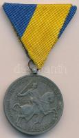 1941. Délvidéki Emlékérem cink emlékérem mellszalaggal. Szign.: BERÁN L. T:2 Hungary 1941. Commemorative Medal for the Return of Southern Hungary zinc medal ribbon. Sign.:BERÁN L. C:XF NMK 429.