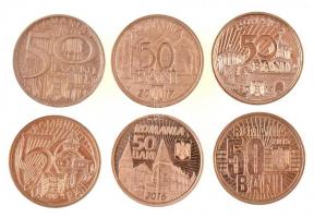 Románia 2011-2017. 50b (6xklf) T:1-
Romania 2011-2017. 50 Bani (6xdiff) C:AU