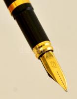 S. T. Dupont töltőtoll, arany (Au) 18 K tolheggyel, jelzett,  bizonylat számmal (Nr. 41921 M), nemze...