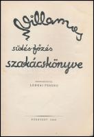 Villamos sütés-főzés szakácskönyv. Szerk.: Lonkai Ferenc. Bp., 1948, Révai. Kiadói papírkötés