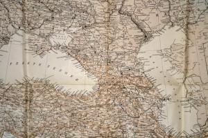 1942 Európai Oroszország térképe, 1:500000, M. Kir. Honvéd Térképészeti Intézet, 94×63 cm